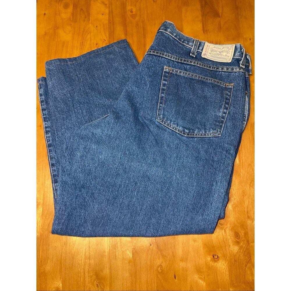 RedHead Mens Jeans Size 42x30 Classic Fit Straight Leg Blue Denim‎ Casual Travel